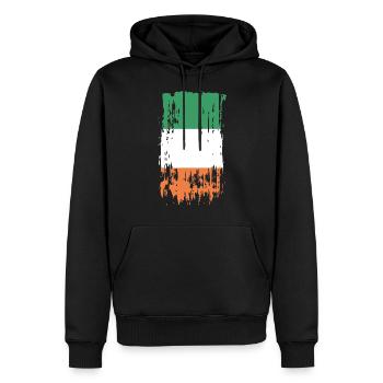 Ireland Ireland Ireland - Männer Premium Bio Hoodie - Schwarz - Vorne - Nico (187cm)