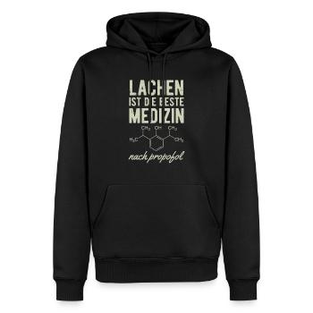 Anästhesiologe Krankenschwester Anästhesist - Männer Premium Bio Hoodie - Schwarz - Vorne - Nico (187cm)