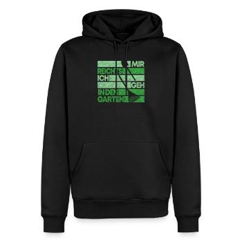 Garten Mir Reichts Lustiges Gärtner Geschenk - Männer Premium Bio Hoodie - Schwarz - Vorne - Nico (187cm)