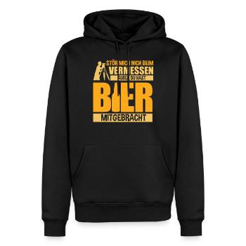 Vermesser Vermessungstechniker - Männer Premium Bio Hoodie - Schwarz - Vorne - Nico (187cm)