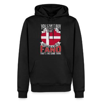 Fanø Fanö Skandinavien Nordsee - Männer Premium Bio Hoodie - Schwarz - Vorne - Nico (187cm)