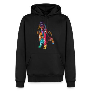 English Springer Spaniel - Männer Premium Bio Hoodie - Schwarz - Vorne - Nico (187cm)