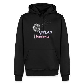 Freundlichkeitsnachricht Freundlichkeitszitat Wählen Sie Art für Te - Männer Premium Bio Hoodie - Schwarz - Vorne - Nico (187cm)
