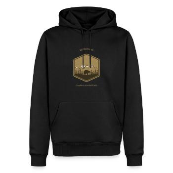 Wildnis und die Natur - Männer Premium Bio Hoodie - Schwarz - Vorne - Nico (187cm)
