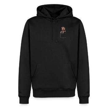 Lab Dog Lover Schokolade Labrador Retriever In der - Männer Premium Bio Hoodie - Schwarz - Vorne - Nico (187cm)