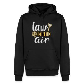 Avocat Justice Attorney - Sweat à capuche Premium bio Homme - noir - Devant - Nico (187cm)