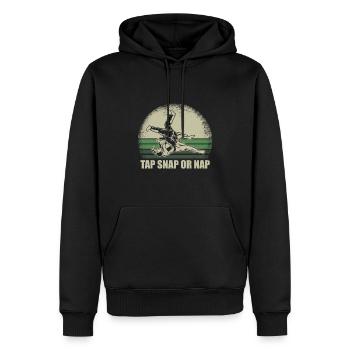 Jiu-Jitsu-Nickerchen - Männer Premium Bio Hoodie - Schwarz - Vorne - Nico (187cm)