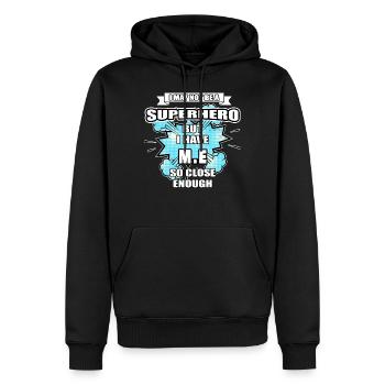 Encéphalomyélite myalgique Superhero ME Awareness - Sweat à capuche Premium bio Homme - noir - Devant - Nico (187cm)