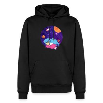 Grandhomme avec humour pour enfants douillet - Sweat à capuche Premium bio Homme - noir - Devant - Nico (187cm)