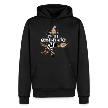 I'm the Grandma Witch - Männer Premium Bio Hoodie - Schwarz - Vorne - Nico (187cm)