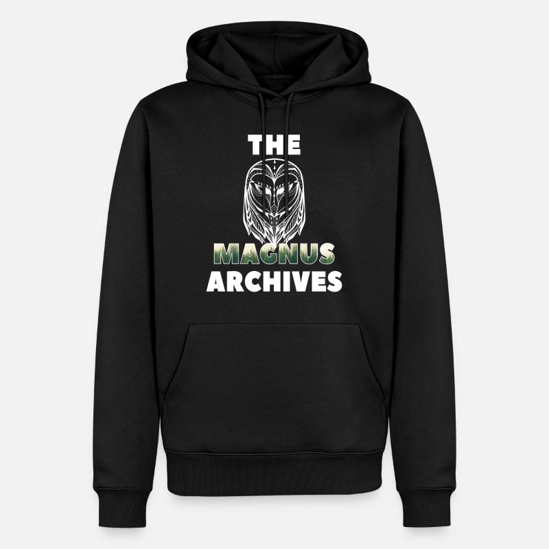 Les archives Magnus - Spooky - Sweat à capuche Premium bio Homme - noir