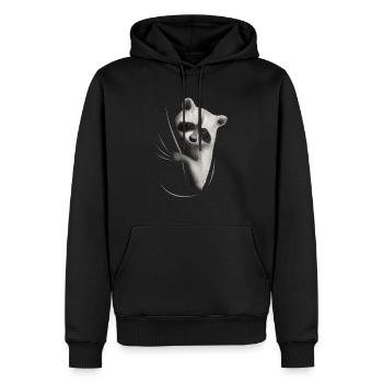 Raccoon Raccoon Raccoon Lover Gift - Men’s Premium Organic Hoodie - black - Front - Nico (187cm)
