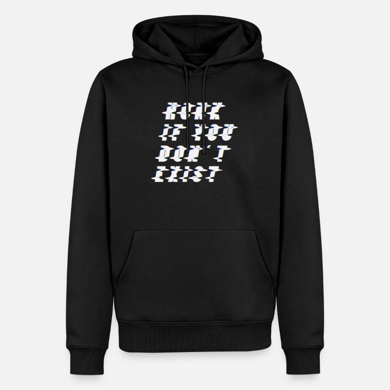 Philosophie d'existentialisme - Sweat à capuche Premium bio Homme - noir