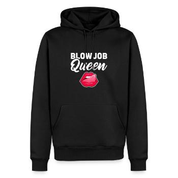 BDSM Blowjob Sex Blowjobqueen Headjob Gechenk - Männer Premium Bio Hoodie - Schwarz - Vorne - Nico (187cm)