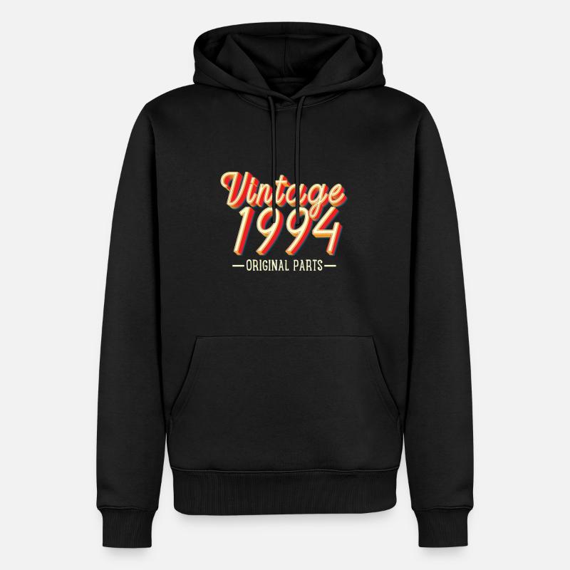 Millésime 1994 - Sweat à capuche Premium bio Homme - noir