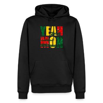Jamaïque Vacances aux Caraïbes Jamaïque Rasta Reagge Gift - Sweat à capuche Premium bio Homme - noir - Devant - Nico (187cm)