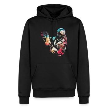 Chemical laboratory technician - Men’s Premium Organic Hoodie - black - Front - Nico (187cm)