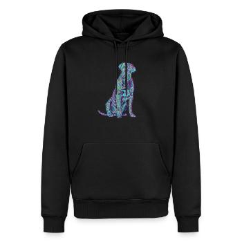 Cane Corso Awesome - Sweat à capuche Premium bio Homme - noir - Devant - Nico (187cm)