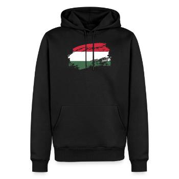 hungary hungary - Männer Premium Bio Hoodie - Schwarz - Vorne - Nico (187cm)