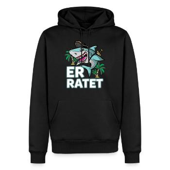 Hai Junggesellenabschied Heirat Hochzeit Bräutigam - Männer Premium Bio Hoodie - Schwarz - Vorne - Nico (187cm)