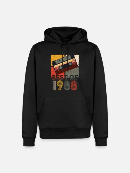 Best of 1988 - Men’s Premium Organic Hoodie - black