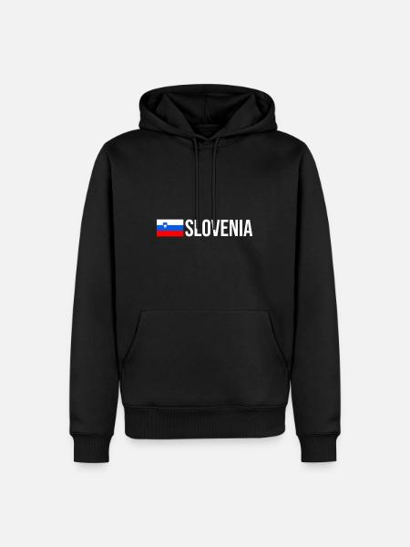 Slovenia! - Men’s Premium Organic Hoodie - black