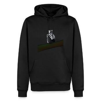 Lemuren & Lemur Affe Geschenk für Affen Freunde - Männer Premium Bio Hoodie - Schwarz - Vorne - Nico (187cm)