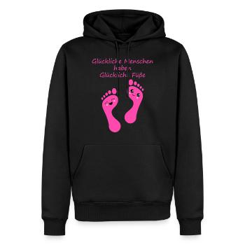 Fußpflege Pediküre Podologe Nagelstudio Geschenk - Männer Premium Bio Hoodie - Schwarz - Vorne - Nico (187cm)