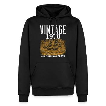 51. Geburtstag 51. Geburtstag 51. Geburtstag - Männer Premium Bio Hoodie - Schwarz - Vorne - Nico (187cm)