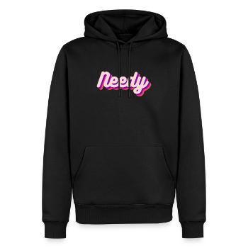 DDLG CGL BDSM Needy - Männer Premium Bio Hoodie - Schwarz - Vorne - Nico (187cm)