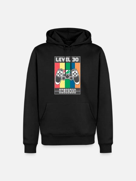 30th birthday - Men’s Premium Organic Hoodie - black