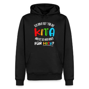 Kita 2020 Kindergartenkind Kita anfänger - Männer Premium Bio Hoodie - Schwarz - Vorne - Nico (187cm)