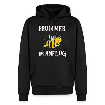Brummer Im Anflug Pummel Hummel Imker Bienen Honig - Männer Premium Bio Hoodie - Schwarz - Vorne - Nico (187cm)
