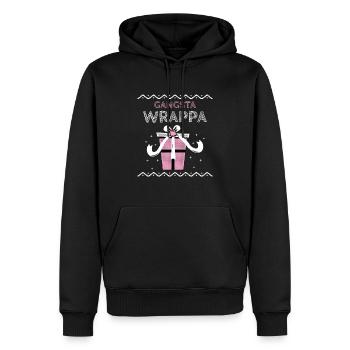 Pulls de Noël drôles - Sweat à capuche Premium bio Homme - noir - Devant - Nico (187cm)