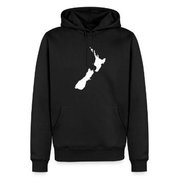 Neuseeland! - Männer Premium Bio Hoodie - Schwarz - Vorne - Nico (187cm)