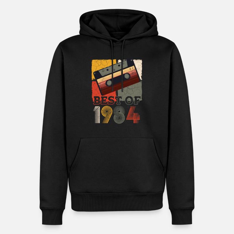 Le meilleur de 1984 - Sweat à capuche Premium bio Homme - noir