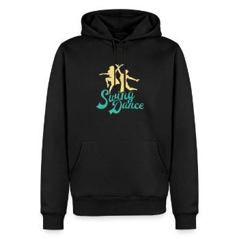 Swing Dance - Männer Premium Bio Hoodie - Schwarz - Vorne - Nico (187cm)