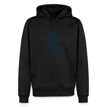 Kayak - Sweat à capuche Premium bio Homme - noir - Devant - Nico (187cm)