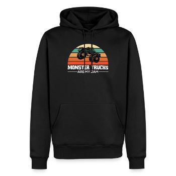 Monstertruck Monstertruck Kinder - Männer Premium Bio Hoodie - Schwarz - Vorne - Nico (187cm)