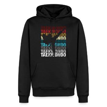 Taekwondo Taekwondo Für Kampfsportler - Männer Premium Bio Hoodie - Schwarz - Vorne - Nico (187cm)
