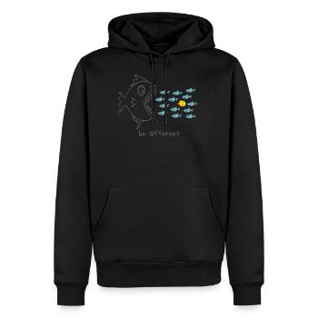 être un cadeau de plongée différent pour les plongeurs - Sweat à capuche Premium bio Homme - noir - Devant - Nico (187cm)