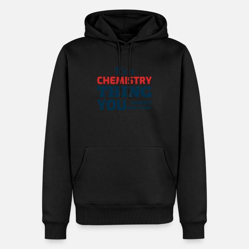 Amoureux de la chimie - Sweat à capuche Premium bio Homme - undefined