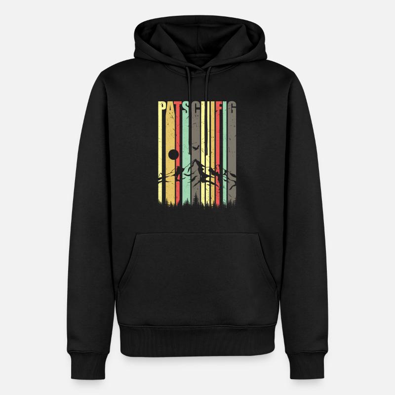 Patschifig - Männer Premium Bio Hoodie - Schwarz