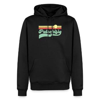 Paresseux - Sweat à capuche Premium bio Homme - noir - Devant - Nico (187cm)