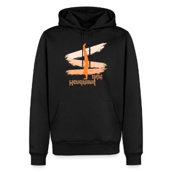 perfekter Handstand, Handstand shirt - Männer Premium Bio Hoodie - Schwarz - Vorne - Nico (187cm)