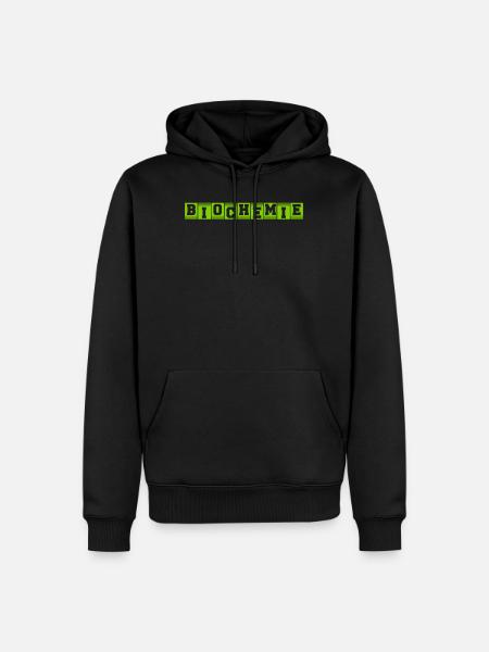 Biochemie Wissenschaft Biologie Bio - Männer Premium Bio Hoodie - Schwarz