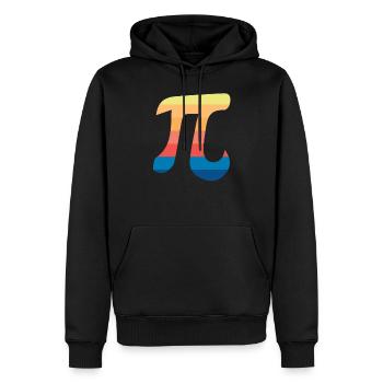 pi Kreiszahl - Männer Premium Bio Hoodie - Schwarz - Vorne - Nico (187cm)