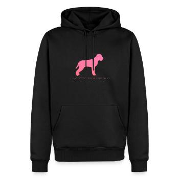 lagotto romagnolo - Männer Premium Bio Hoodie - Schwarz - Vorne - Nico (187cm)
