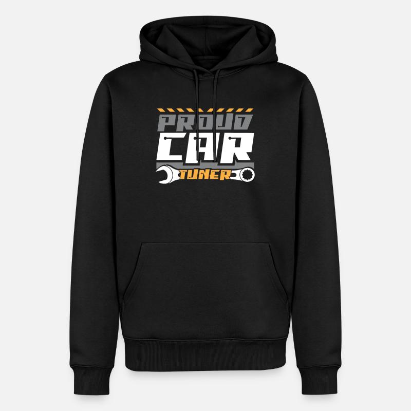 Syntonisation automatique - Sweat à capuche Premium bio Homme - noir