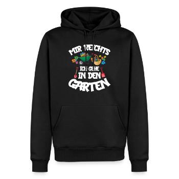 Gärtner,Garten,Landschaftsgärtner Designs für - Männer Premium Bio Hoodie - Schwarz - Vorne - Nico (187cm)
